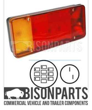 Rear lamp with - rear, fog