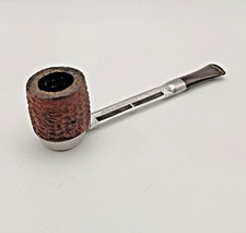VTG English DUNCAN DELTA ESTATE PIPE Aluminium Shank, Briar Bowl c1970 g