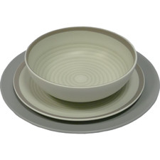 Lifestyle Nature Haven 12 piece Plastic Dinner Camping Picnicware Set