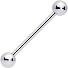 Steel Barbell - 1.2mm, 1.6mm, 2mm Thick - Lengths up to 50mm - Body Piercing UK