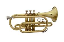 Cornet NEW BRASS FINISHING Bb Flat CORNET FREE HARD CASE+MOUTHPIECE