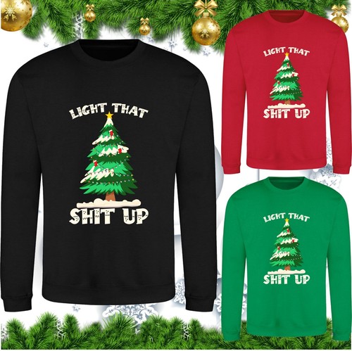 Christmas tree lights - christmas, jumper
