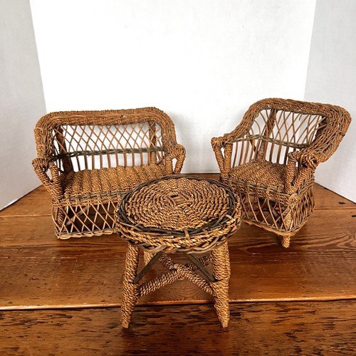 Vintage wicker rattan - wicker,
