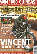 Yamaha RD350LC YPVS BSA Bantam D7 Super 1950 Vincent Black Lightning 350LC Elsie