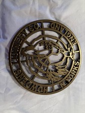 LOVELY CAST IRON ADVERTISING POT / TRIVET STAND HOWDENS JOINERY CO. ENGLAND YORK