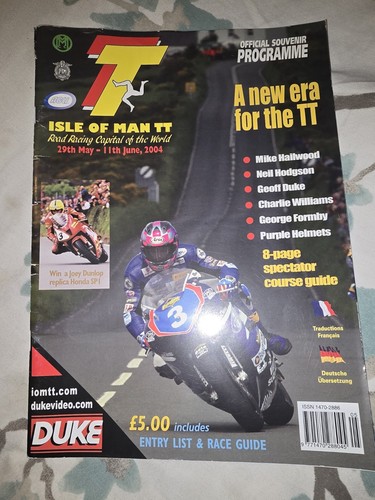 Isle man programme - man, tt