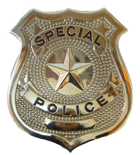 Shiny police badge unisex - police,
