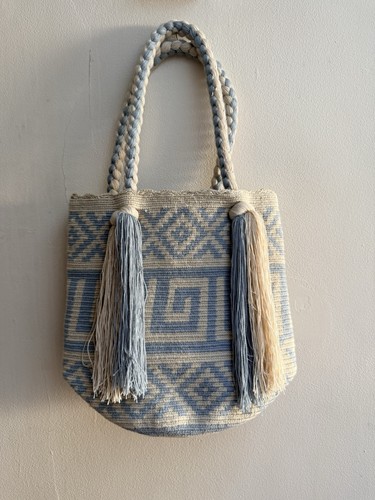 Wayuu boho handmade tote bag - wayuu,