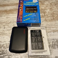 Franklin TWE-106 Translator Travel Ace Plus Databank 5 Language's Working Boxed