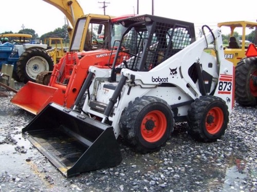 Bobcat 873 skid steer - steer, workshop