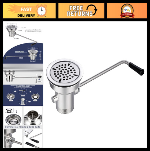 Commercial sink drain - drain, 3.5"