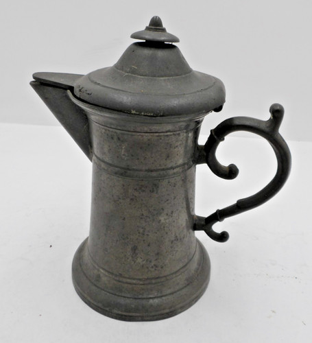 Antique pewter tankard - tankard, pitcher