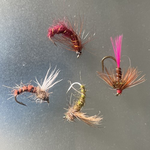 Job lot fishing flies - fishing,