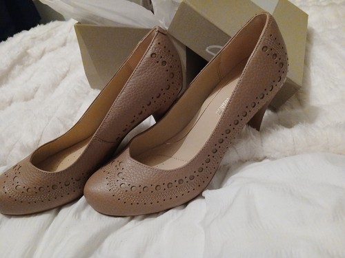 Clarks women tan - tan, nude