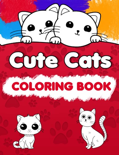 Cute cats coloring book for - cats,