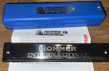 Hohner Big Valley Harmonica 2550/48 Key C Including Case, Made In Germany