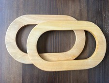 Pair Of Wooden Bag Handles 25