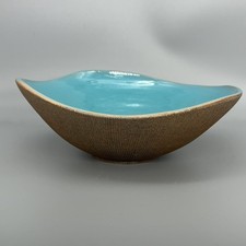 Vintage possibly Aldo Londi for Bitossi Sgraffito Italian Pottery Fruit Bowl