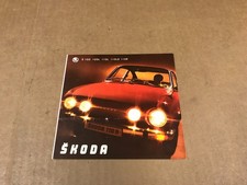 Vintage Skoda S100/S100L Dealership Salesman Brochure