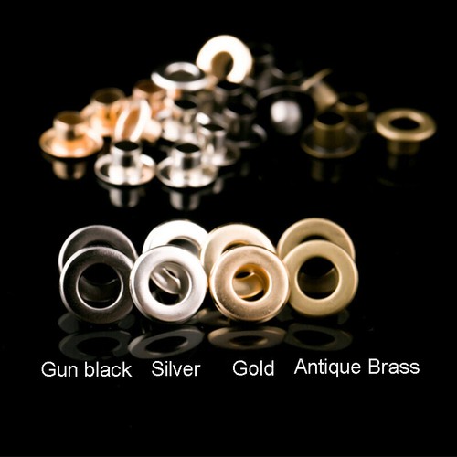 5mm 15mm brass eyelets - 3.5mm-15mm, flat