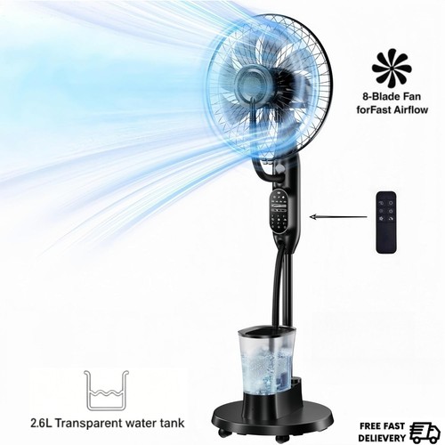 Pedestal fan with cooling - pedestal,