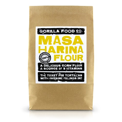 Gorilla food masa harina - food,