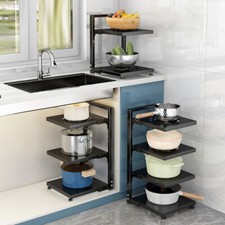 Adjustable Kitchen Pan Stand