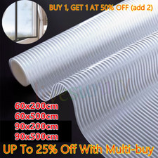 5M Bubble Free Reed Frosted Window Film Self Adhesive Etched Privacy Glass_Vinyl