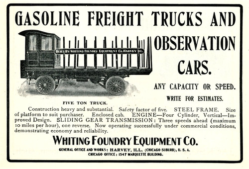 1905 original whiting ton - original, 5-ton