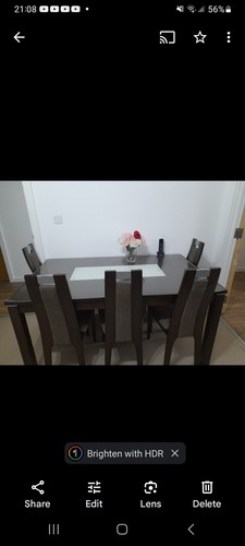 Dinning table and chairs - chairs, 6