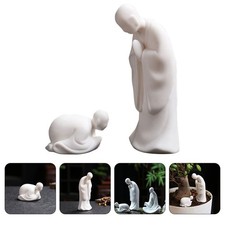 1 pair of Monk Statue Decor