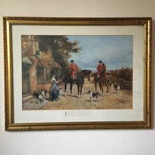 A Stop for Refreshment Heywood Hardy (1843-1933) Print 17"x11.5"