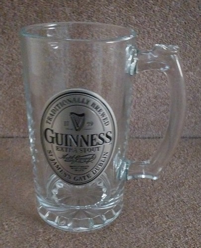 Glass guinness tankard - guinness,