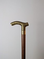 Vintage Walking Stick Brass
