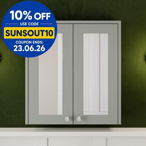 600mm bathroom mirror cabinet - 600mm,