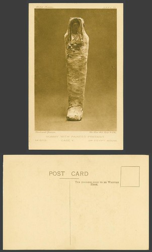 Egypt old postcard mummy - egypt,
