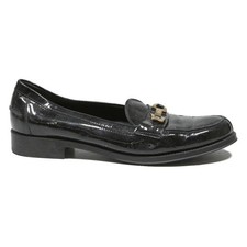 TODS Loafer Womens Leather Black UK 7.5 Stylish Classic Slip-On Comfort