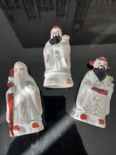 Stone Pavilion Ornaments Japanese Miniature Garden Statues, 3-Pack