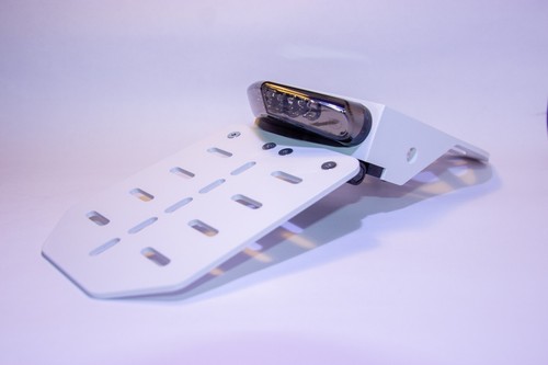 Folding license plate holder - folding, |