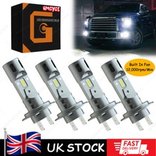 4x H7 Super White Xenon Headlights Bulbs 100w 12v Upgrade 499 Full Dipped 477 Z7