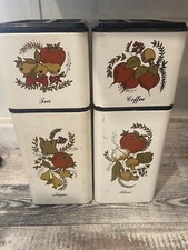 Tea Coffee Flour Sugar Vintage