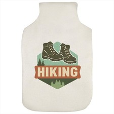 'Hiking Emblem Boots' Hot Water Bottle Cover (HW00042871)
