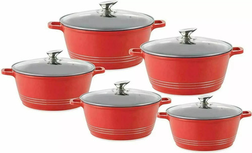 Professional durane 5pc - 5pc, red