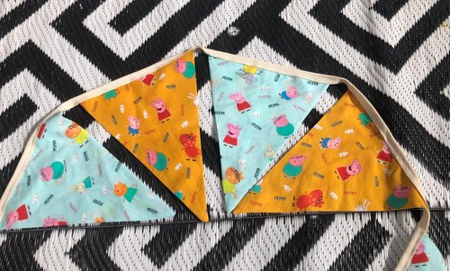 Peppa pig bunting - bunting, made