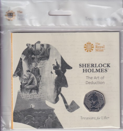 2019 sherlock holmes 50p - 2019, fifty