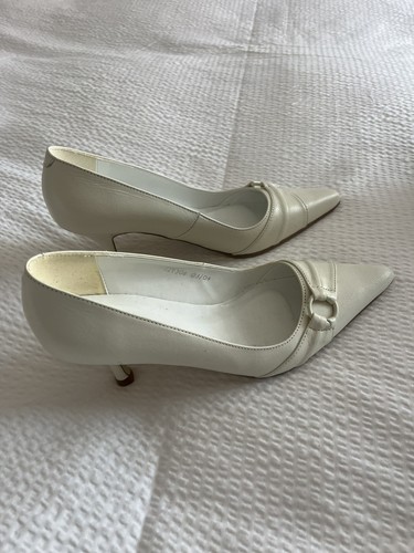 Ladies faith ivory kitten - ladies, heel