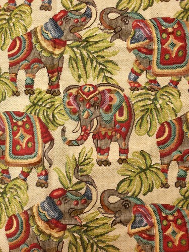 Elephant fabric metre - elephant, piece