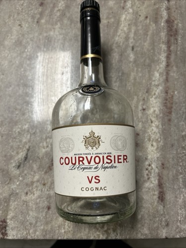 Courvoisier cognac empty - courvoisier,