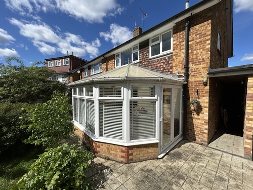 Conservatory white upvc - white,