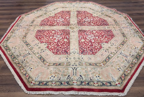 Indo per sian kirman rug - kirman, 7x7